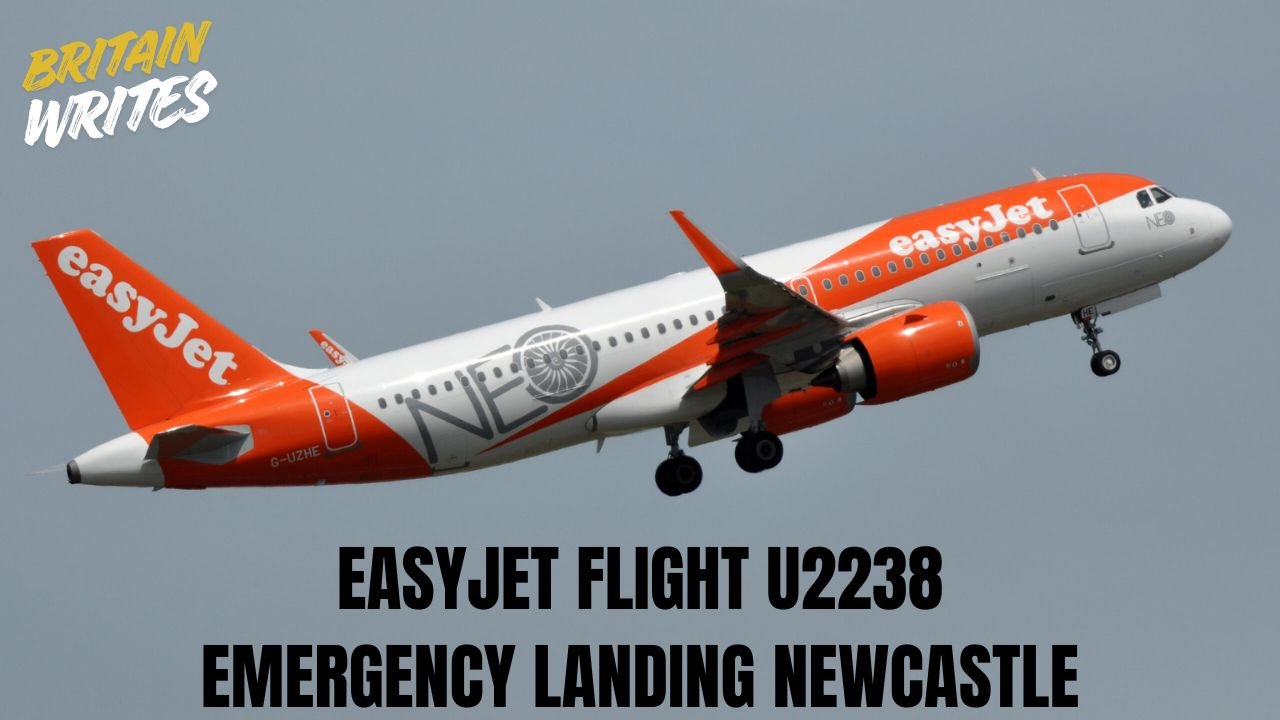 easyjet flight u2238 emergency landing newcastle